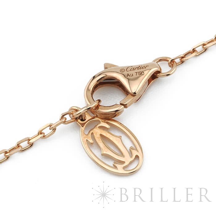 CARTIER カルティエ ジュストアンクル ピンクゴールド ダイヤモンド ネックレス B7224887 6