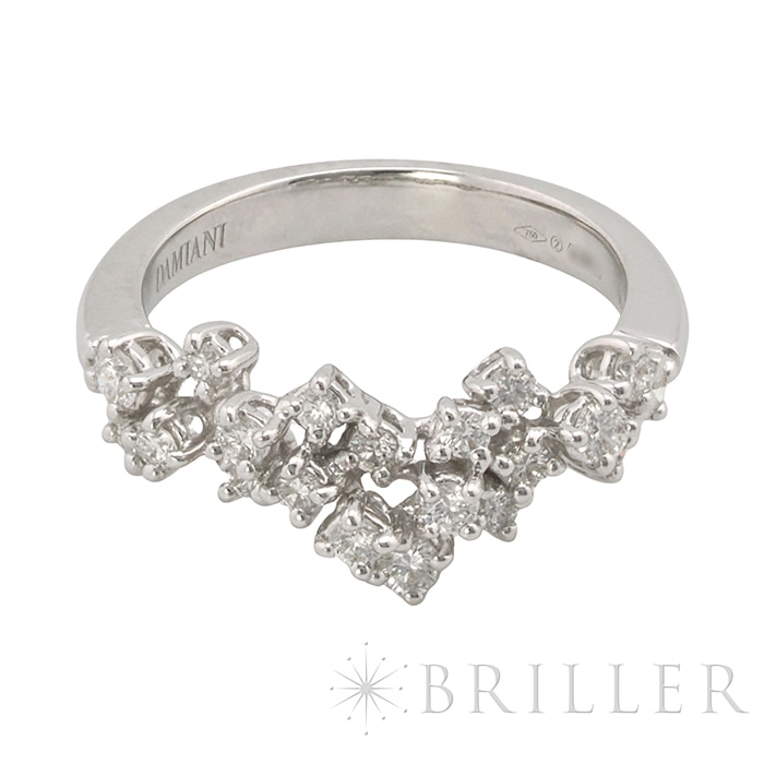 未使用)Damiani ダミアーニ ミモザ リング ホワイトゴールド