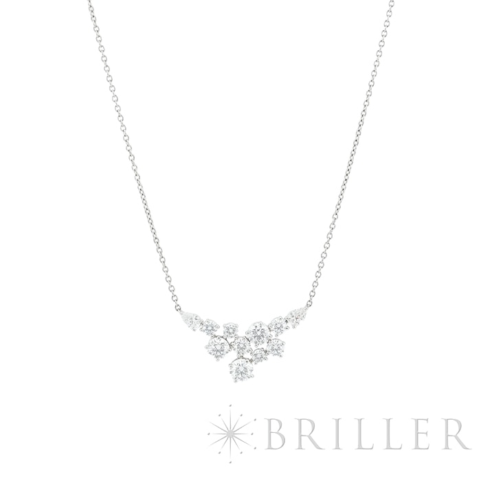 HARRY WINSTON ハリー・ウィンストン スパークリングクラスター ペンダント ネックレス プラチナ ダイヤモンド PEDPCLRFSPC メイン