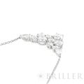 HARRY WINSTON ハリー・ウィンストン スパークリングクラスター ペンダント ネックレス プラチナ ダイヤモンド PEDPCLRFSPC 9