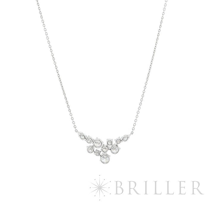 HARRY WINSTON ハリー・ウィンストン スパークリングクラスター ペンダント ネックレス プラチナ ダイヤモンド PEDPCLRFSPC 1