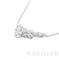 HARRY WINSTON ハリー・ウィンストン スパークリングクラスター ペンダント ネックレス プラチナ ダイヤモンド PEDPCLRFSPC 5