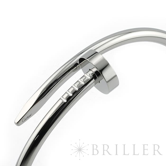 CARTIER カルティエ ジュストアンクル ブレスレット ホワイトゴールド B6048317 11