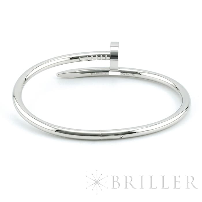 CARTIER カルティエ ジュストアンクル ブレスレット ホワイトゴールド B6048317 1