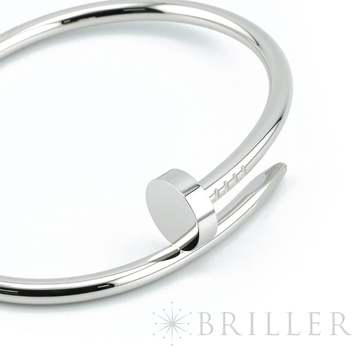 CARTIER カルティエ ジュストアンクル ブレスレット ホワイトゴールド B6048317 3