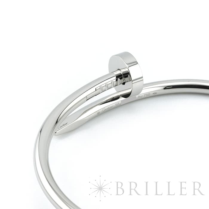 CARTIER カルティエ ジュストアンクル ブレスレット ホワイトゴールド B6048317 4