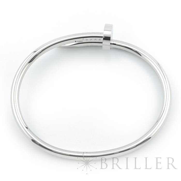 CARTIER カルティエ ジュストアンクル ブレスレット ホワイトゴールド B6048317 6