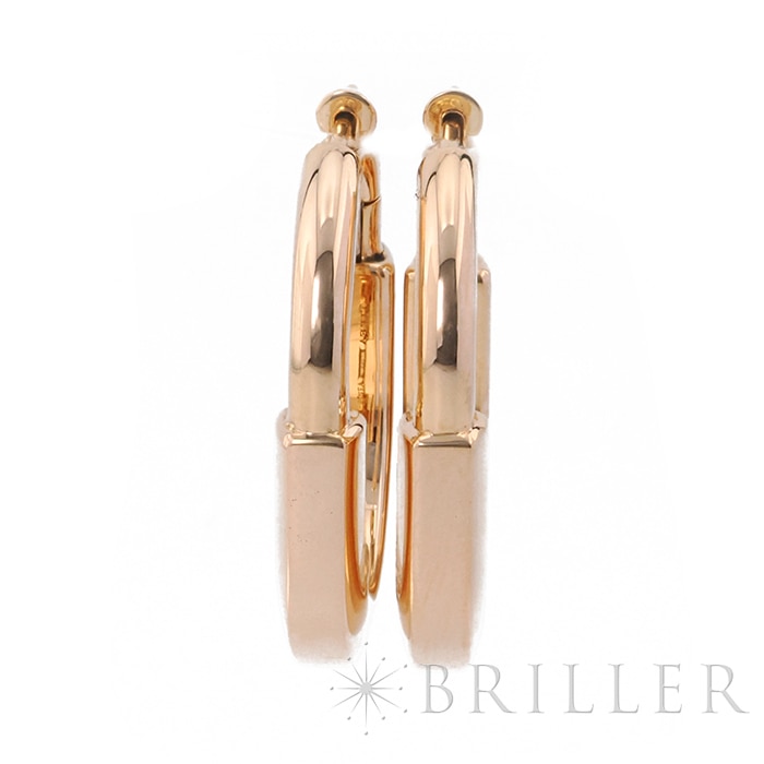 新品)TIFFANY & Co. ティファニー ロック ピアス ミディアム ローズ
