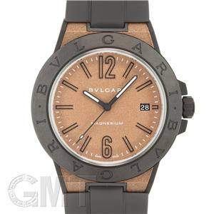 BVLGARI ブルガリ ディアゴノ マグネシウム 41mm ブラウンラバー DG41C11SMCVD