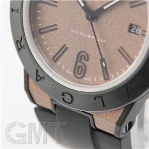 BVLGARI ブルガリ ディアゴノ マグネシウム 41mm ブラウンラバー DG41C11SMCVD