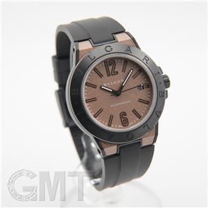BVLGARI ブルガリ ディアゴノ マグネシウム 41mm ブラウンラバー DG41C11SMCVD