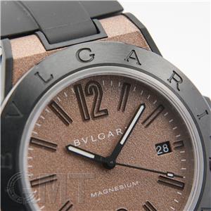 BVLGARI ブルガリ ディアゴノ マグネシウム 41mm ブラウンラバー DG41C11SMCVD