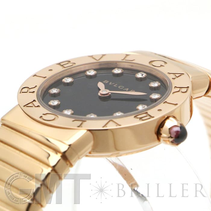 BVLGARI ブルガリ ブルガリ・ブルガリ トゥボガス ピンクゴールド  BBLP262TBGG/12.M 12Pダイヤ 15