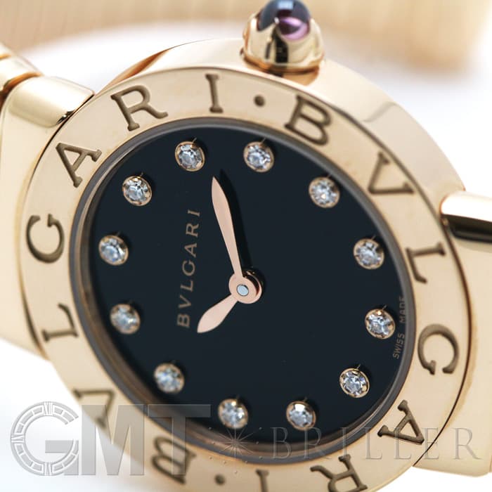 BVLGARI ブルガリ ブルガリ・ブルガリ トゥボガス ピンクゴールド  BBLP262TBGG/12.M 12Pダイヤ 26