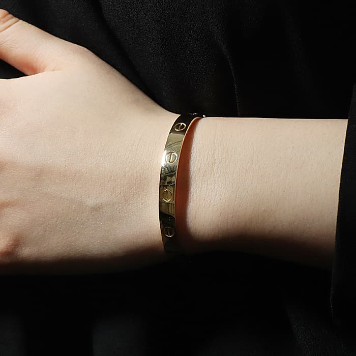 CARTIER カルティエ ラブ ブレスレット イエローゴールド 60081963 16号 13