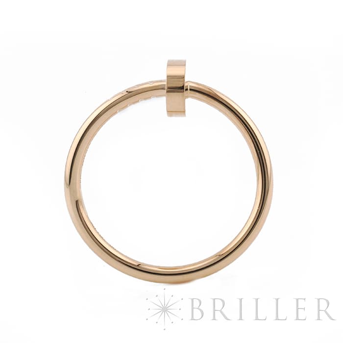 CARTIER カルティエ ジュストアンクル リング スモールモデル ピンクゴールド 13号 B4225800 3