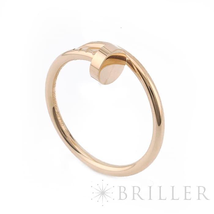 CARTIER カルティエ ジュストアンクル リング スモールモデル ピンクゴールド 13号 B4225800 4