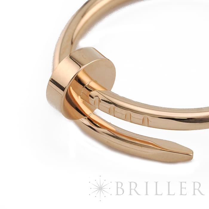 CARTIER カルティエ ジュストアンクル リング スモールモデル ピンクゴールド 13号 B4225800 5