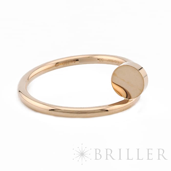 CARTIER カルティエ ジュストアンクル リング スモールモデル ピンクゴールド 13号 B4225800 6