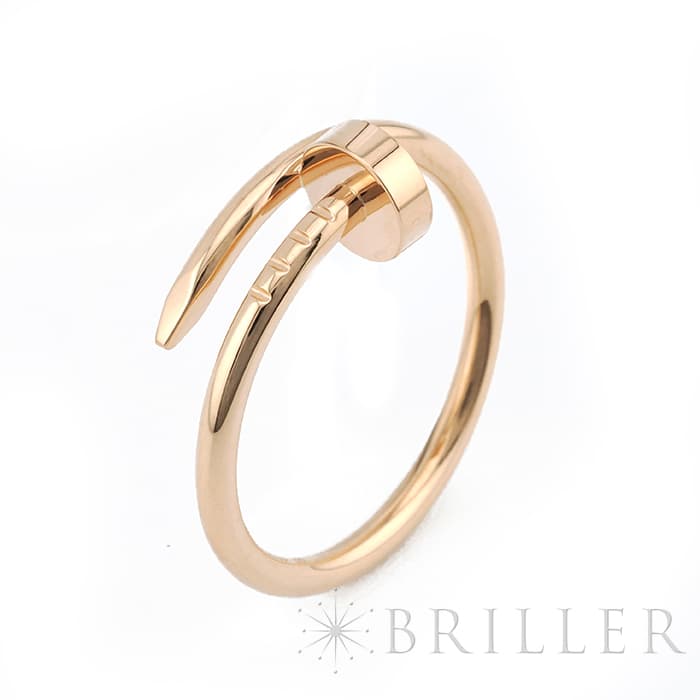 CARTIER カルティエ ジュストアンクル リング スモールモデル ピンクゴールド 13号 B4225800 8