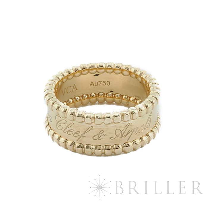 Van Cleef & Arpels ヴァン クリーフ&アーペル ペルレ シニアチュール リング イエローゴールド VCAR03Y650 メイン