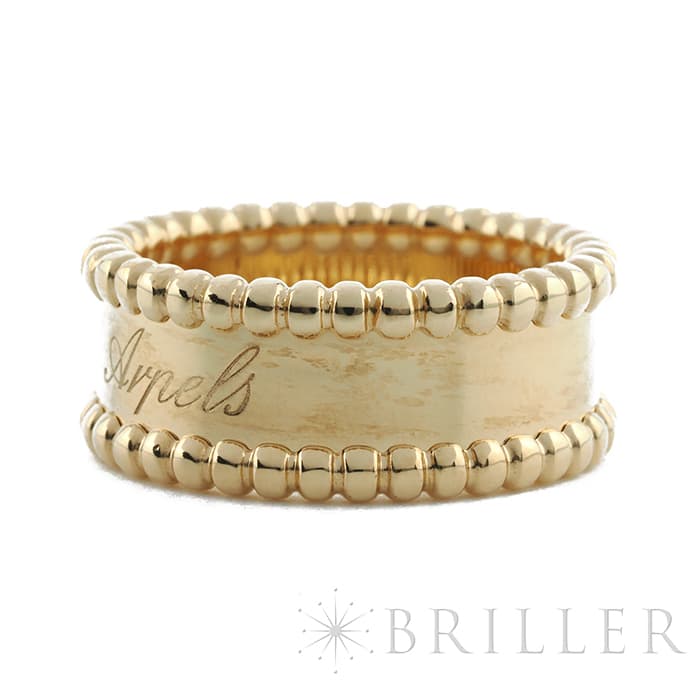 Van Cleef & Arpels ヴァン クリーフ&アーペル ペルレ シニアチュール リング イエローゴールド VCAR03Y650 11