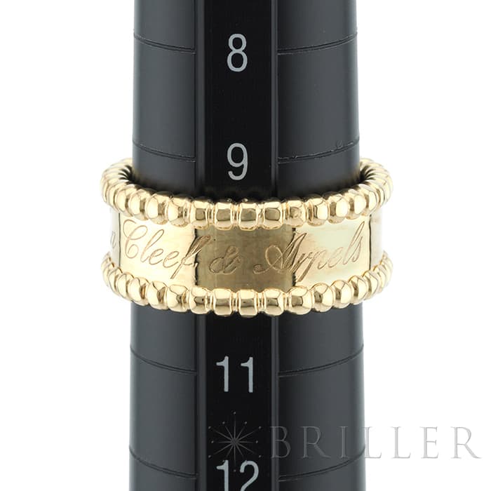 Van Cleef & Arpels ヴァン クリーフ&アーペル ペルレ シニアチュール リング イエローゴールド VCAR03Y650 12