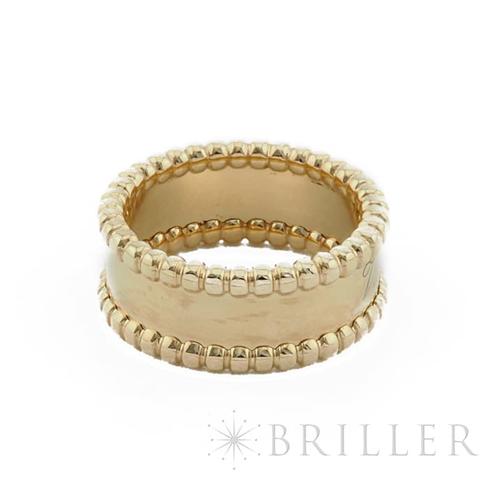 Van Cleef & Arpels ヴァン クリーフ&アーペル ペルレ シニアチュール リング イエローゴールド VCAR03Y650 1