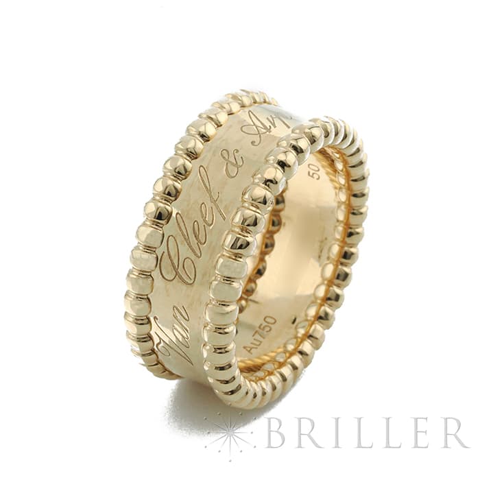 Van Cleef & Arpels ヴァン クリーフ&アーペル ペルレ シニアチュール リング イエローゴールド VCAR03Y650 4