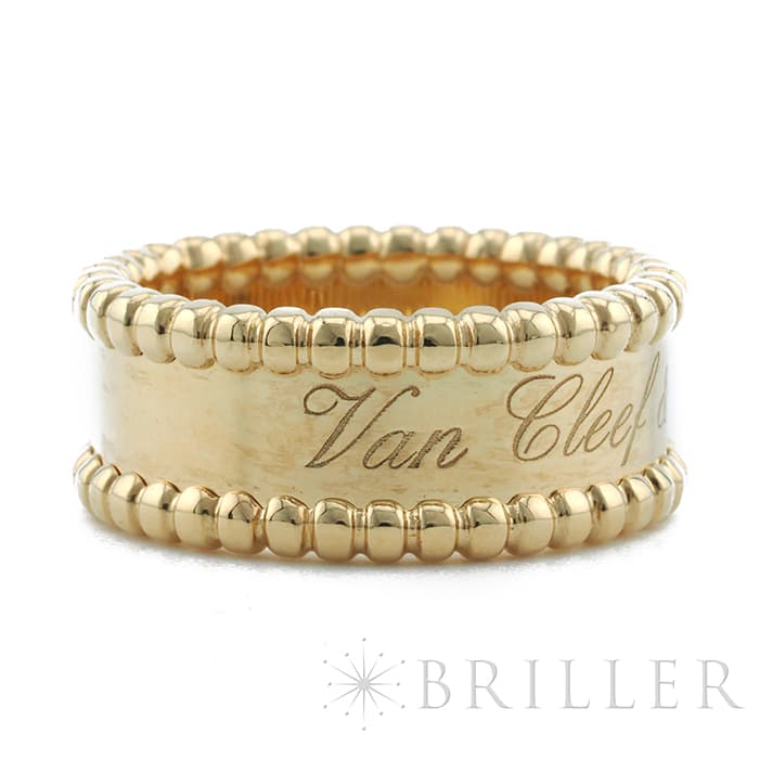 Van Cleef & Arpels ヴァン クリーフ&アーペル ペルレ シニアチュール リング イエローゴールド VCAR03Y650 6