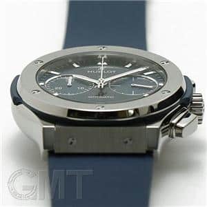 HUBLOT ウブロ クラシック フュージョン クロノグラフ チタニウム ブルー 521.NX.7170.RX