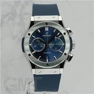 HUBLOT ウブロ クラシック フュージョン クロノグラフ チタニウム ブルー 521.NX.7170.RX