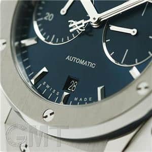 HUBLOT ウブロ クラシック フュージョン クロノグラフ チタニウム ブルー 521.NX.7170.RX