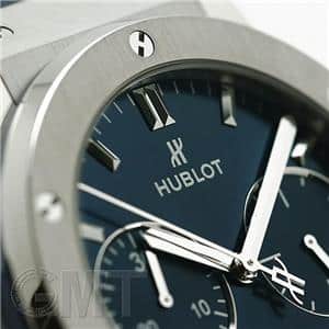 HUBLOT ウブロ クラシック フュージョン クロノグラフ チタニウム ブルー 521.NX.7170.RX