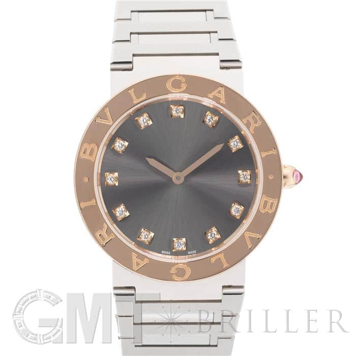 新品)BVLGARI ブルガリ ブルガリ・ブルガリ ウォッチ グレー 12Pダイヤ