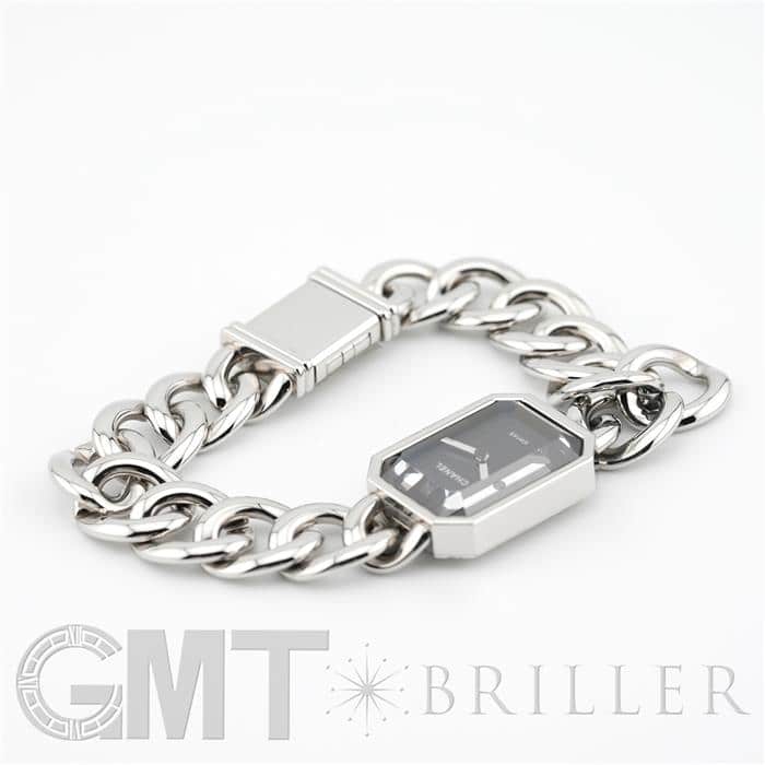 CHANEL シャネル プルミエール メタルチェーン ミディアムモデル ブラック H7018 25