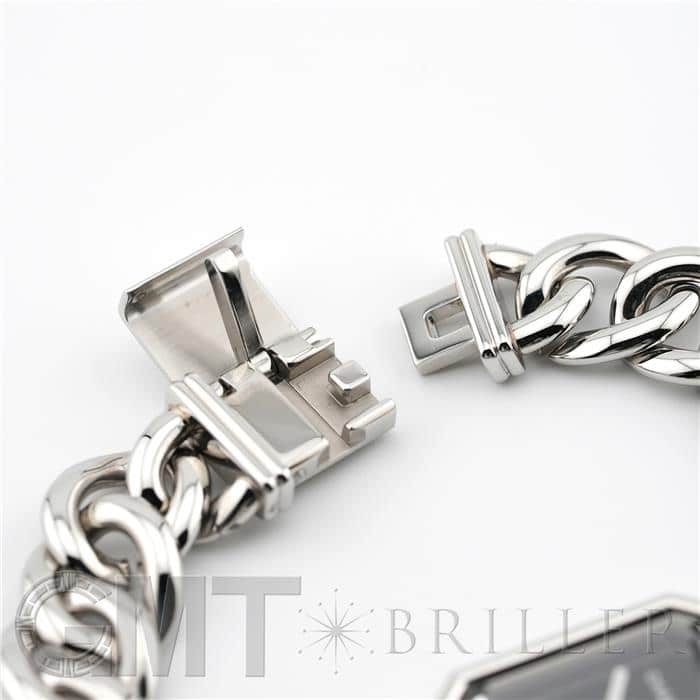 CHANEL シャネル プルミエール メタルチェーン ミディアムモデル ブラック H7018 8