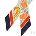 HERMES エルメス ツイリー チーター・バンダナ ジョーヌ・スフル / オレンジ / グリーン H064179S 07 21