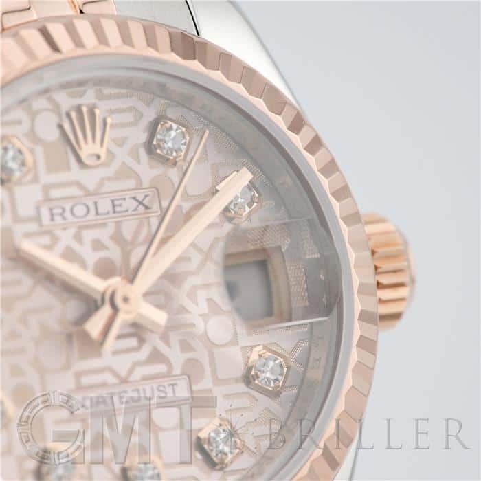 ROLEX ロレックス デイトジャスト 179171G ピンク コンピューター 18