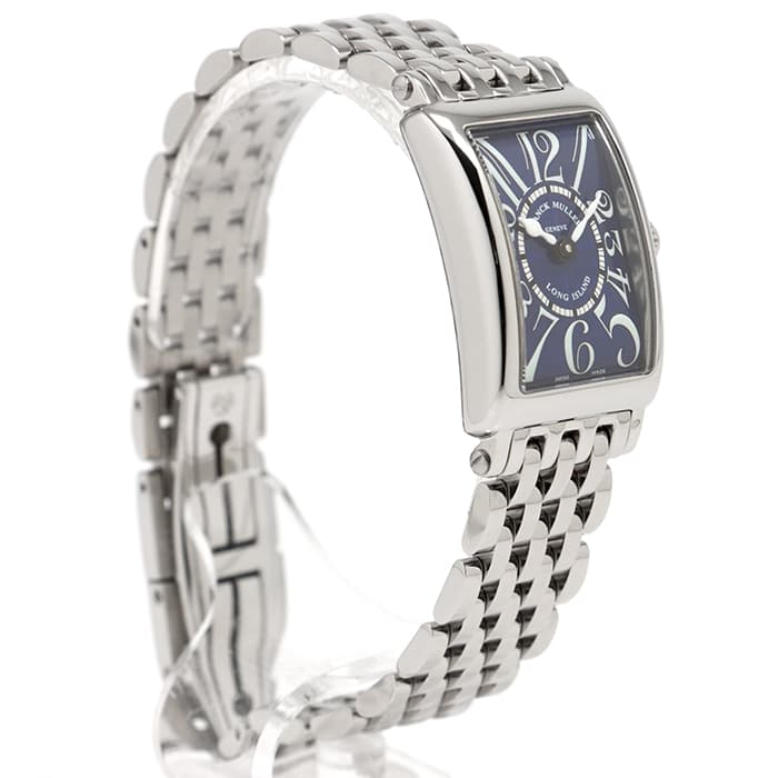 FRANCK MULLER フランク・ミュラー ロングアイランド プティ 802QZ SS ブルー　ブレス 9