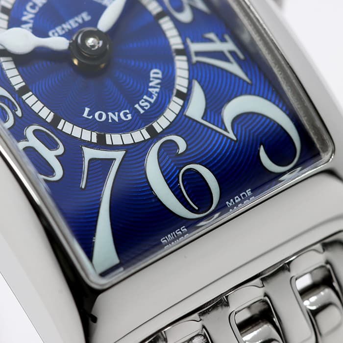 FRANCK MULLER フランク・ミュラー ロングアイランド プティ 802QZ SS ブルー　ブレス 12
