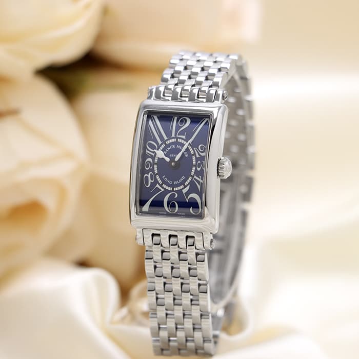 FRANCK MULLER フランク・ミュラー ロングアイランド プティ 802QZ SS ブルー　ブレス 2