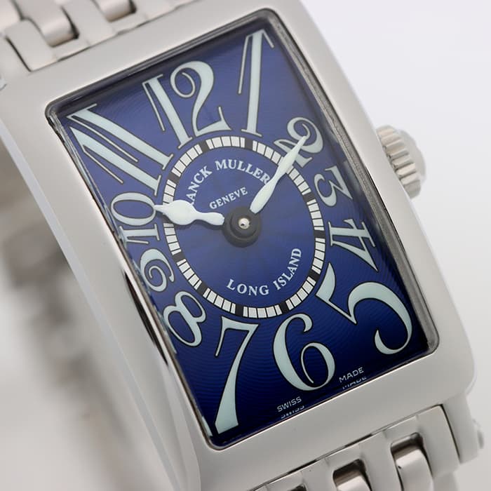 FRANCK MULLER フランク・ミュラー ロングアイランド プティ 802QZ SS ブルー　ブレス 4
