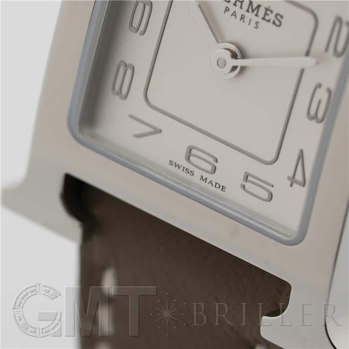 HERMES エルメス Hウォッチ ミニ エトゥープ HH1.110.131/WW18 037883WW00 11