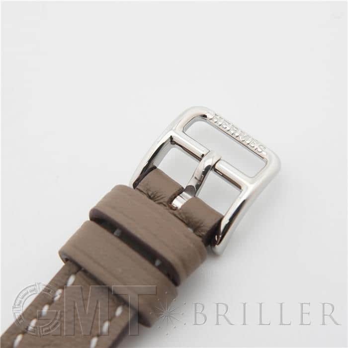 HERMES エルメス Hウォッチ ミニ エトゥープ HH1.110.131/WW18 037883WW00 17