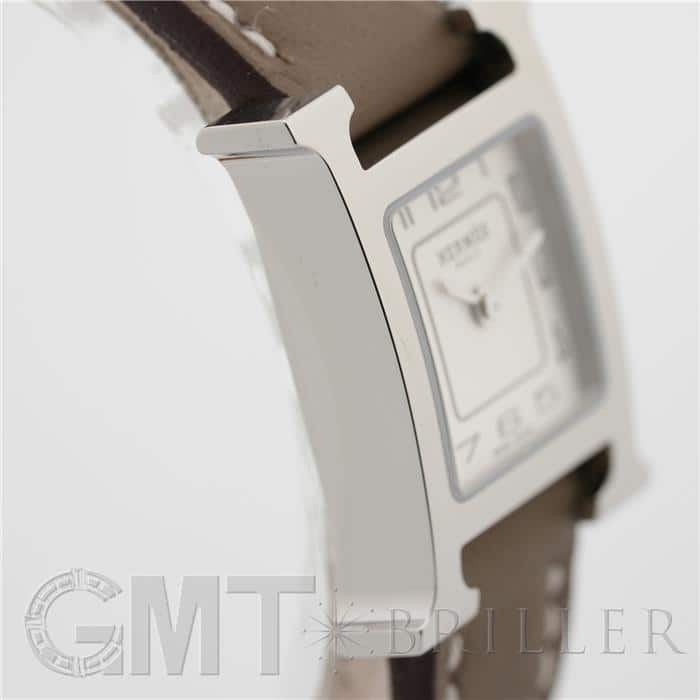 HERMES エルメス Hウォッチ ミニ エトゥープ HH1.110.131/WW18 037883WW00 25