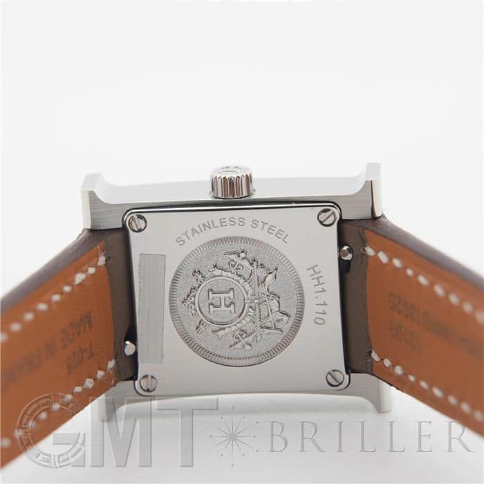 HERMES エルメス Hウォッチ ミニ エトゥープ HH1.110.131/WW18 037883WW00 5
