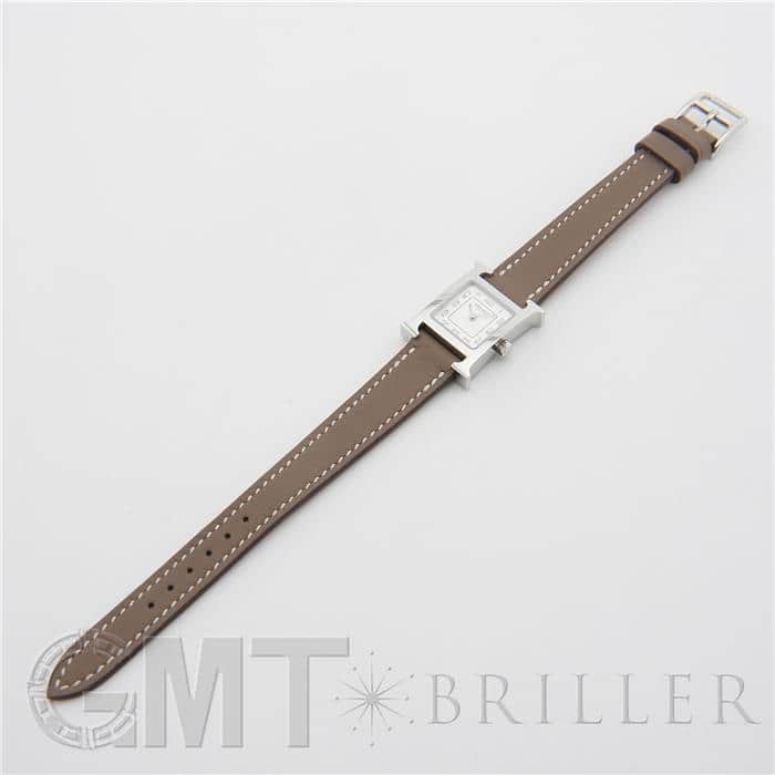 HERMES エルメス Hウォッチ ミニ エトゥープ HH1.110.131/WW18 037883WW00 6