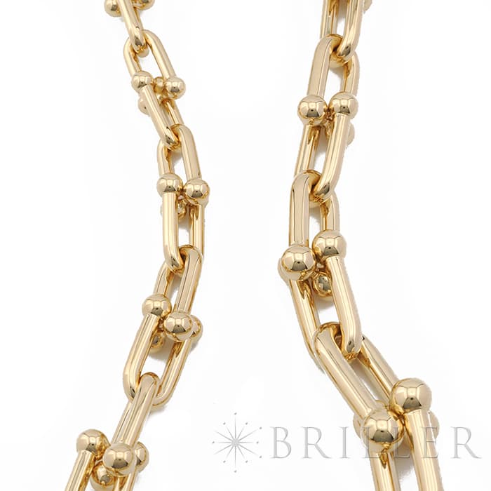 TIFFANY & Co. ティファニー ハードウェア グラジュエイテッド リンク ネックレス イエローゴールド 60153063 11