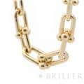 TIFFANY & Co. ティファニー ハードウェア グラジュエイテッド リンク ネックレス イエローゴールド 60153063 4
